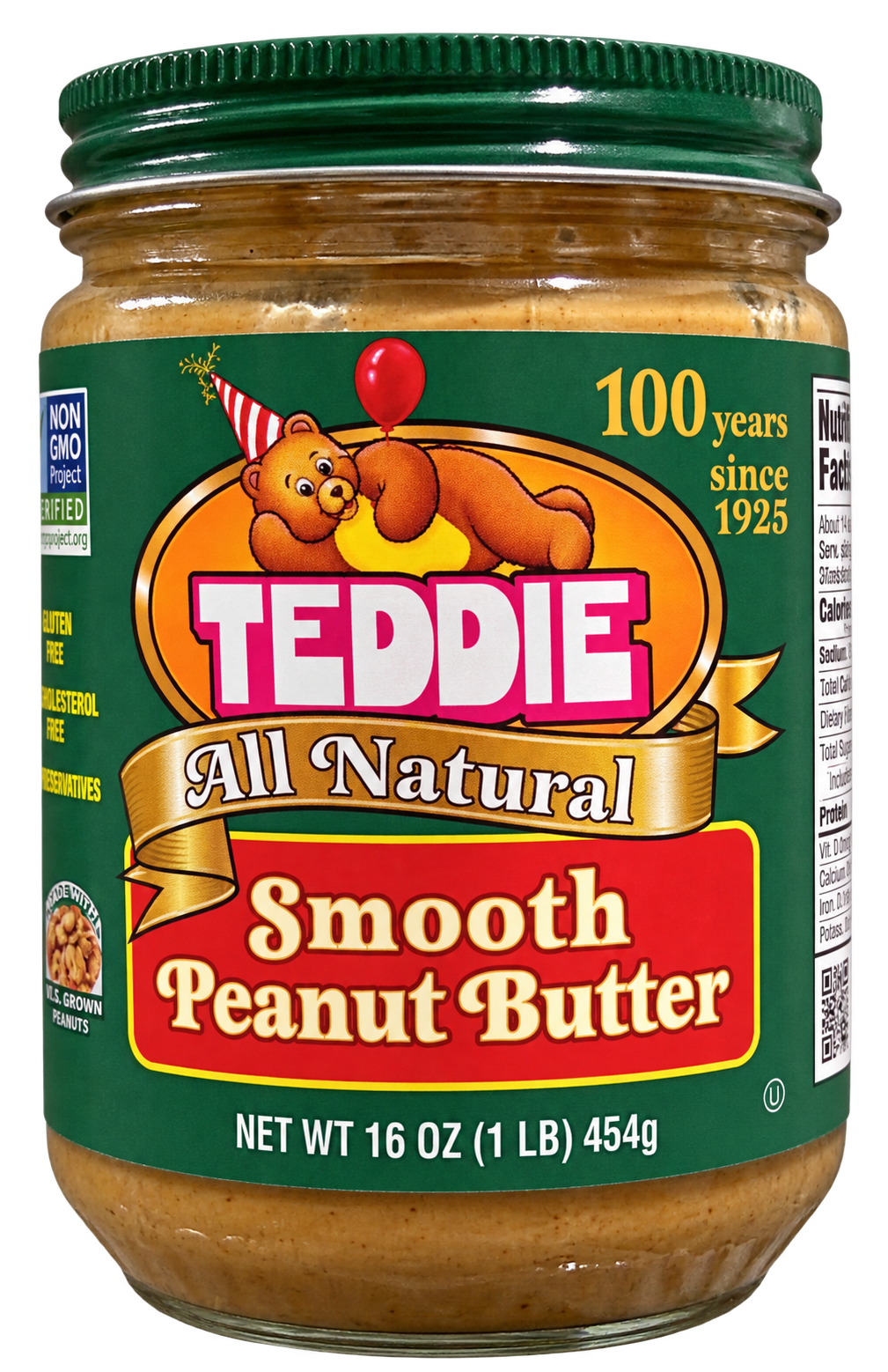 Teddie Smooth Peanut Butter package